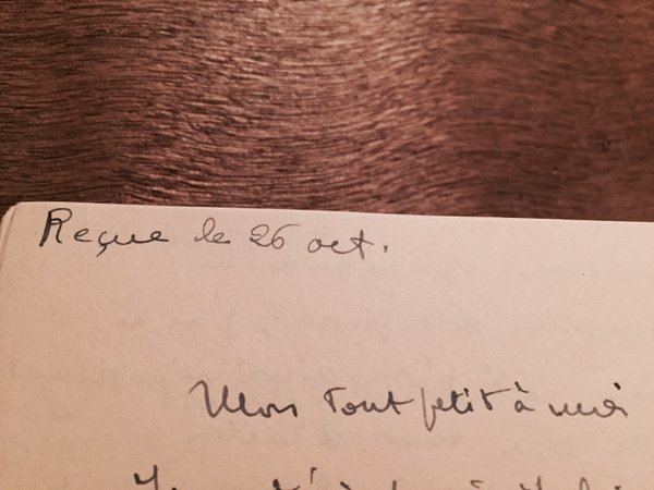 Madeleine also writes down the date on which she receives each of these letters. #MadeleineprojectEN https://t.co/ayVXMUIk0I